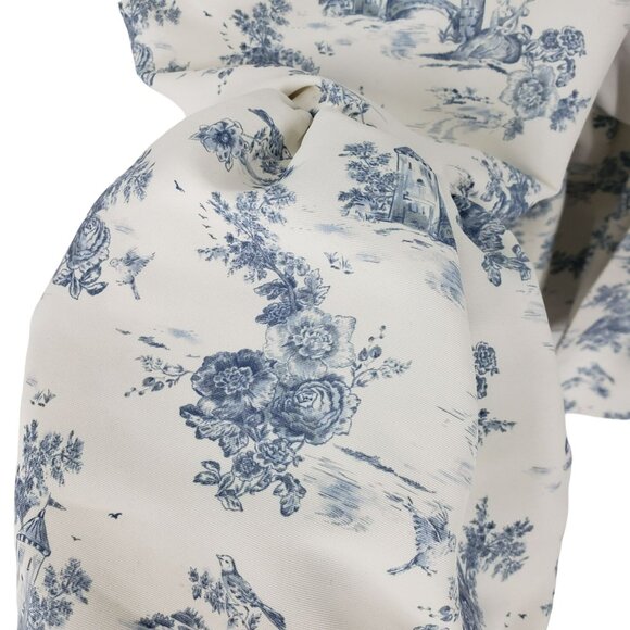 Sachin + Babi Floral Print Midi Dress in White and Blue - Picture 7 of 13